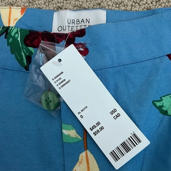 Urban Outfitters Blue Fruity Pants - Picture 2 of 3